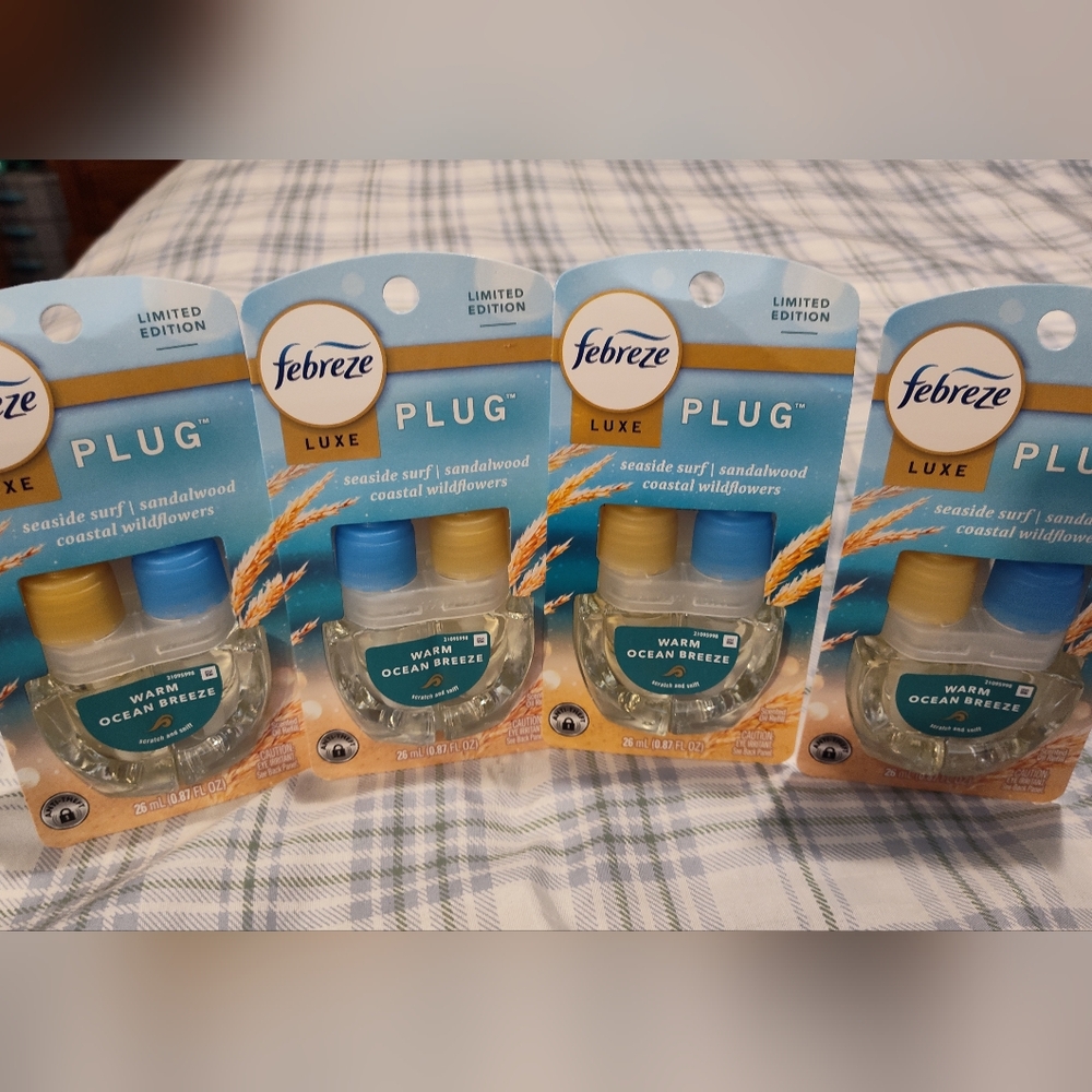NEW! Febreze Plug-In Refills Bundle 4-1pk)